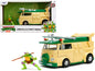 Party Wagon Green and Beige Donatello Diecast Figure "Teenage Mutant Ninja Turtles" "Hollywood Rides" Series Model by Jada <h2>Party Jada</h2> <p>High-quality car perfect for collectors enthusiasts. F
