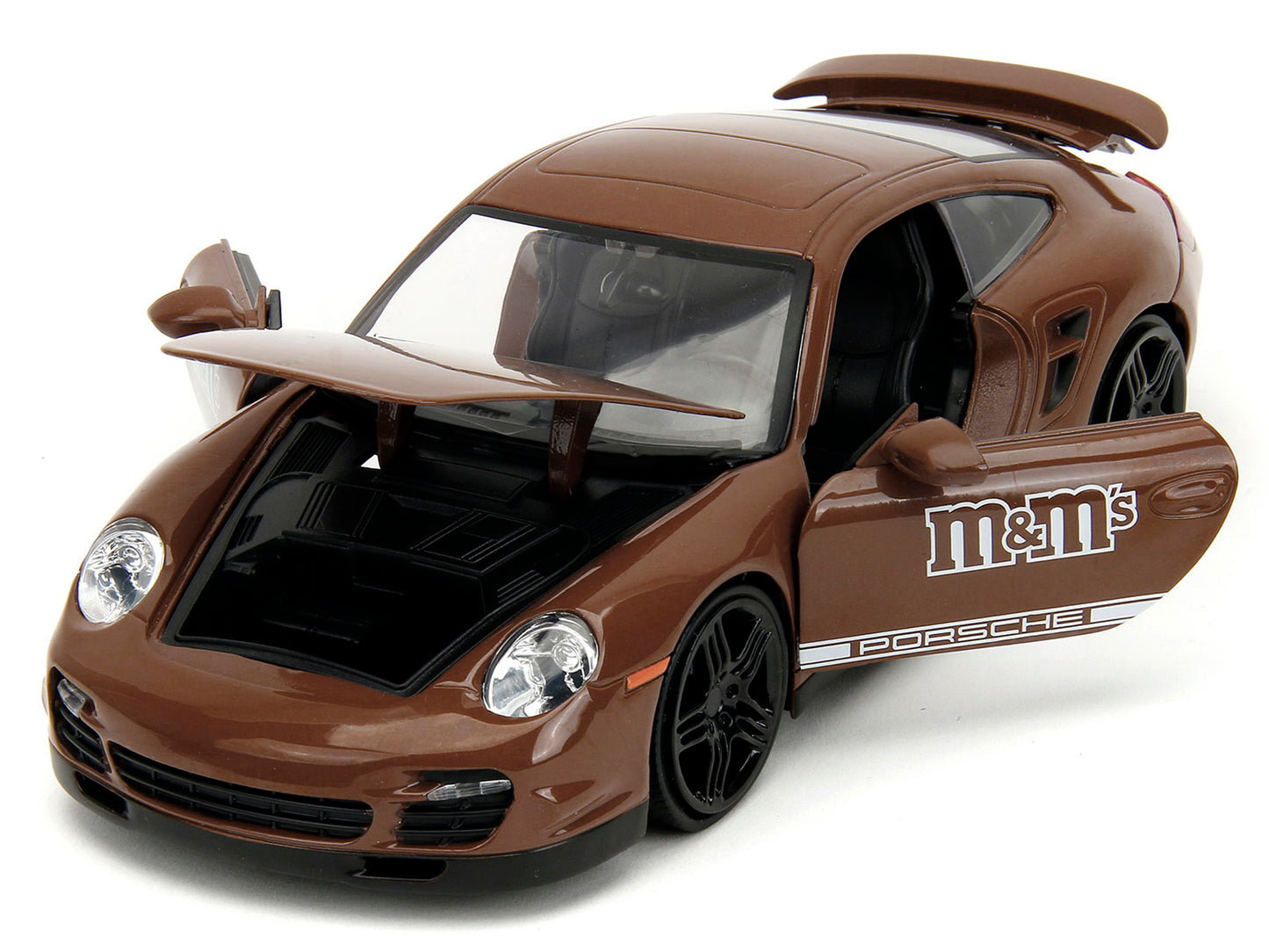 Porsche 911 Turbo Brown and M&M Diecast Figure "M&M's" "Hollywood Rides" Series 1/24 Model Car by Jada <h2>Porsche Jada</h2> <p>High-quality perfect for collectors enthusiasts. Features detailed inter