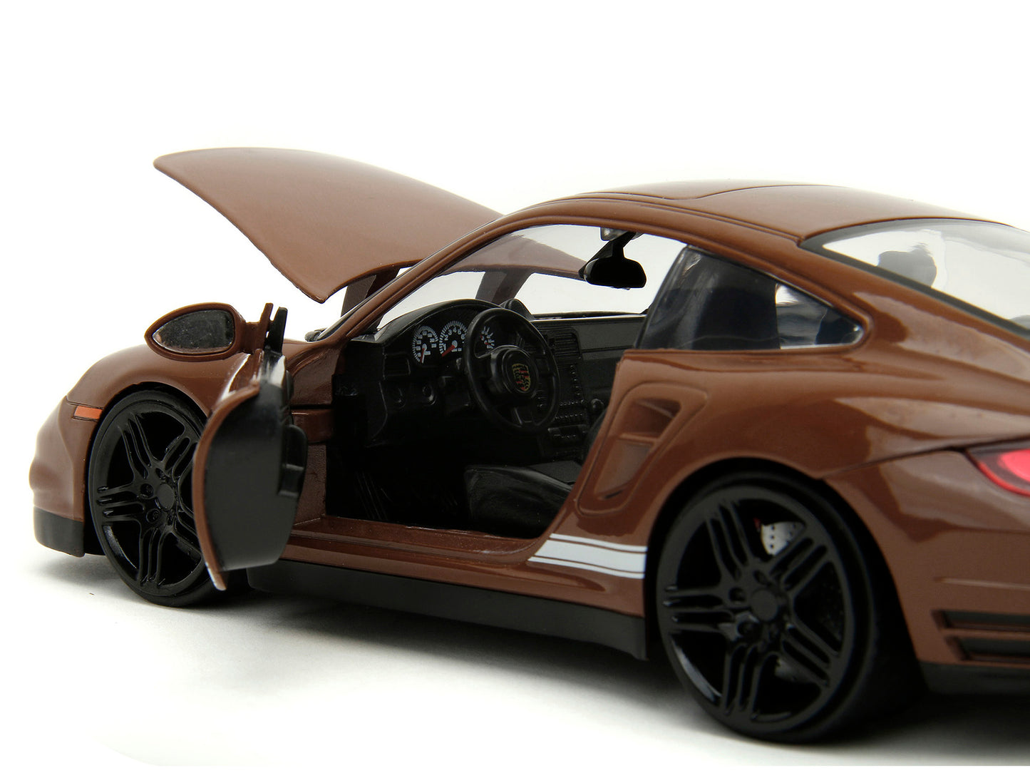 Porsche 911 Turbo Brown and M&M Diecast Figure "M&M's" "Hollywood Rides" Series 1/24 Model Car by Jada <h2>Porsche Jada</h2> <p>High-quality perfect for collectors enthusiasts. Features detailed inter