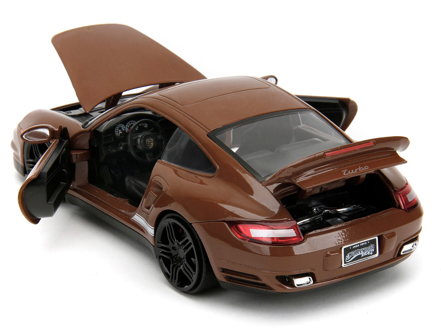 Porsche 911 Turbo Brown and M&M Diecast Figure "M&M's" "Hollywood Rides" Series 1/24 Model Car by Jada <h2>Porsche Jada</h2> <p>High-quality perfect for collectors enthusiasts. Features detailed inter