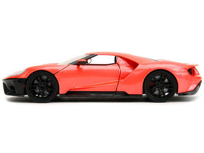 2017 Ford GT Light Red Metallic with Black Stripe "Pink Slips" Series 1/24 Diecast Model Car by Jada <h2>2017 Jada</h2> <p>High-quality perfect for collectors and enthusiasts. Features detailed interi