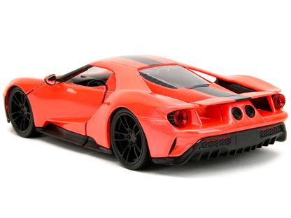 2017 Ford GT Light Red Metallic with Black Stripe "Pink Slips" Series 1/24 Diecast Model Car by Jada <h2>2017 Jada</h2> <p>High-quality perfect for collectors and enthusiasts. Features detailed interi