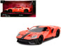 2017 Ford GT Light Red Metallic with Black Stripe "Pink Slips" Series 1/24 Diecast Model Car by Jada <h2>2017 Jada</h2> <p>High-quality perfect for collectors and enthusiasts. Features detailed interi
