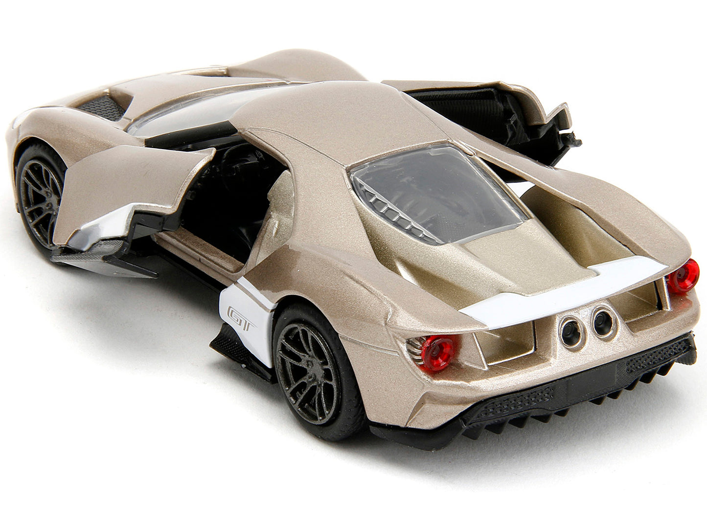 2017 Ford GT Gold Metallic with White Accents "Pink Slips" Series 1/32 Diecast Model Car by Jada <h2>2017 Jada</h2> <p>High-quality perfect for collectors and enthusiasts. Features detailed interior e