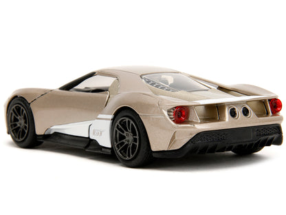 2017 Ford GT Gold Metallic with White Accents "Pink Slips" Series 1/32 Diecast Model Car by Jada <h2>2017 Jada</h2> <p>High-quality perfect for collectors and enthusiasts. Features detailed interior e