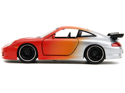 Porsche 911 GT3 RS Matt Orange and Silver Metallic "Pink Slips" Series 1/32 Diecast Model Car by Jada <h2>Porsche Jada</h2> <p>High-quality perfect for collectors enthusiasts. Features detailed interi