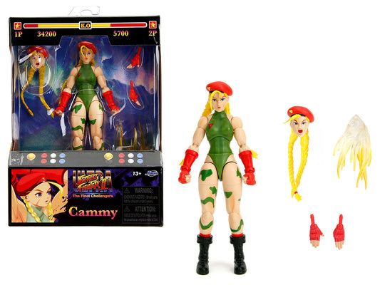 Cammy 6" Moveable Figure with Accessories and Alternate Head Hands "Ultra Street Fighter II: The Final Challengers" (2017) Video Game Model by Jada <h2>Cammy Jada</h2> <p>High-quality diecast car perf
