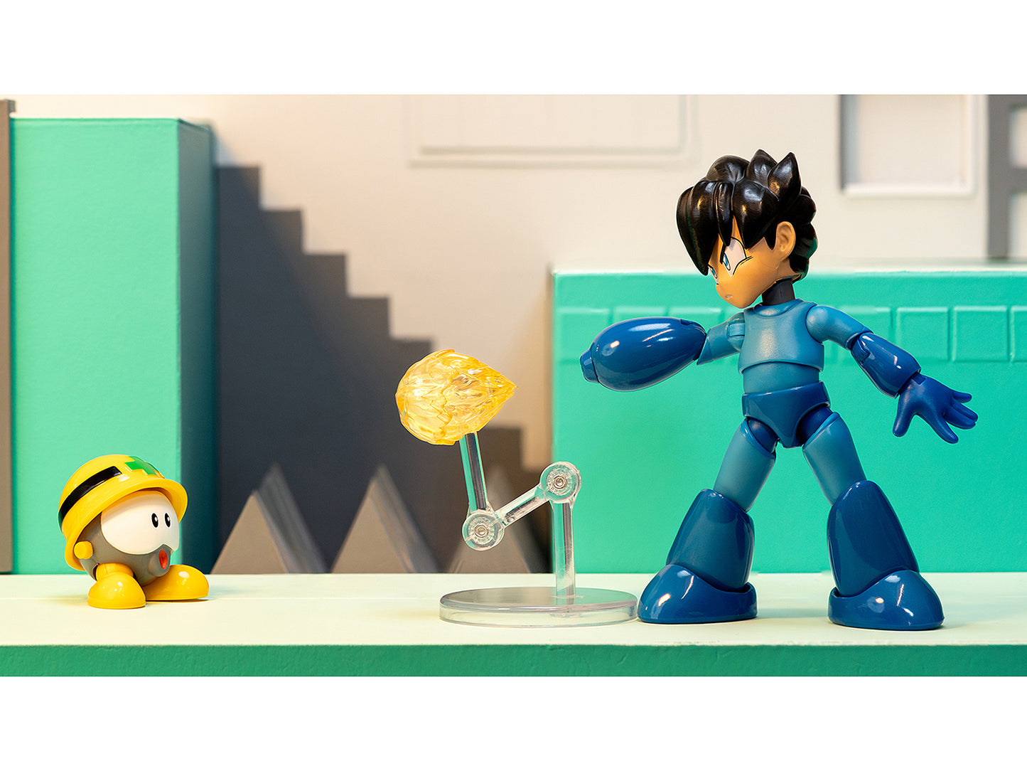 Mega Man 4.5" Moveable Figure (Deluxe Version) with Accessories and Alternate Head Hands "Mega Man" (1987) Video Game Model by Jada <h2>Mega Jada</h2> <p>High-quality diecast car perfect for collector