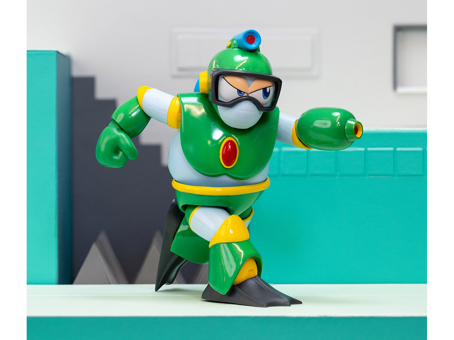Bubble Man 5" Moveable Figure (Deluxe Version) with Accessories and Alternate Head Hands "Mega Man" (1987) Video Game Model by Jada <h2>Bubble Jada</h2> <p>High-quality diecast car perfect for collect