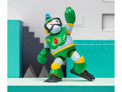 Bubble Man 5" Moveable Figure (Deluxe Version) with Accessories and Alternate Head Hands "Mega Man" (1987) Video Game Model by Jada <h2>Bubble Jada</h2> <p>High-quality diecast car perfect for collect
