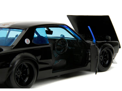 1971 Nissan Skyline GT-R RHD (Right Hand Drive) Black with Silver Stripe and Mikey Diecast Figure "Tokyo Revengers" (2021) TV Series "Anime Hollywood Rides" 1/24 Model Car by Jada <h2>1971 Jada</h2> <