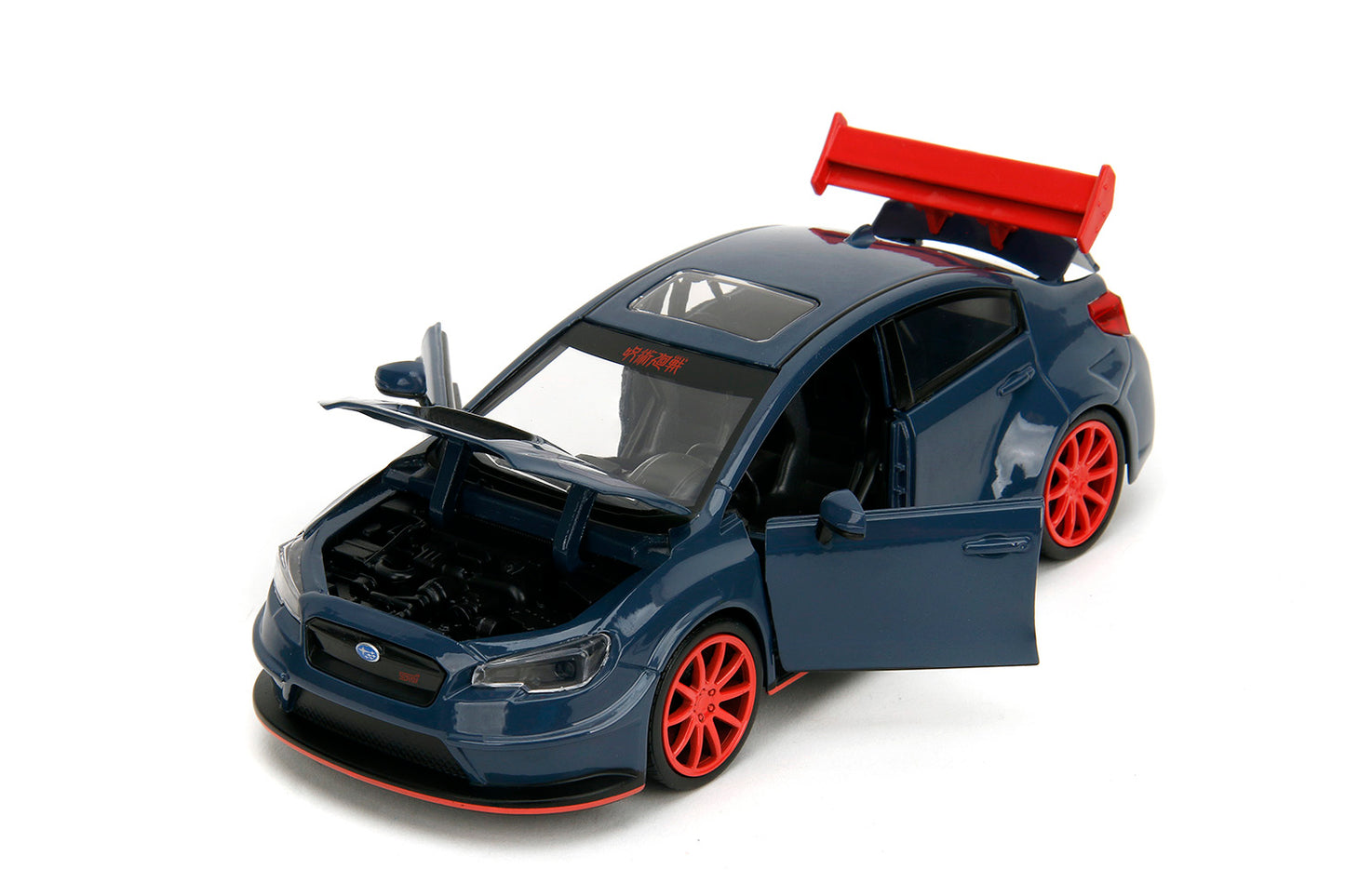 2016 Subaru WRX STI Widebody Dark Blue and Yuji Itadori Diecast Figure "Jujutsu Kaisen" (2020–2023) TV Series "Anime Hollywood Rides" 1/24 Model Car by Jada <h2>2016 Jada</h2> <p>High-quality perfect