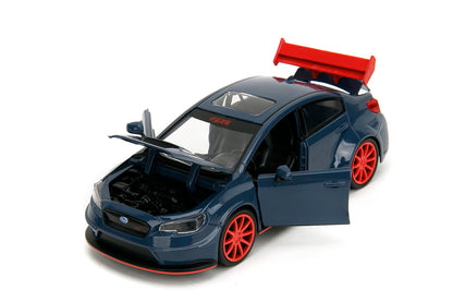 2016 Subaru WRX STI Widebody Dark Blue and Yuji Itadori Diecast Figure "Jujutsu Kaisen" (2020–2023) TV Series "Anime Hollywood Rides" 1/24 Model Car by Jada <h2>2016 Jada</h2> <p>High-quality perfect
