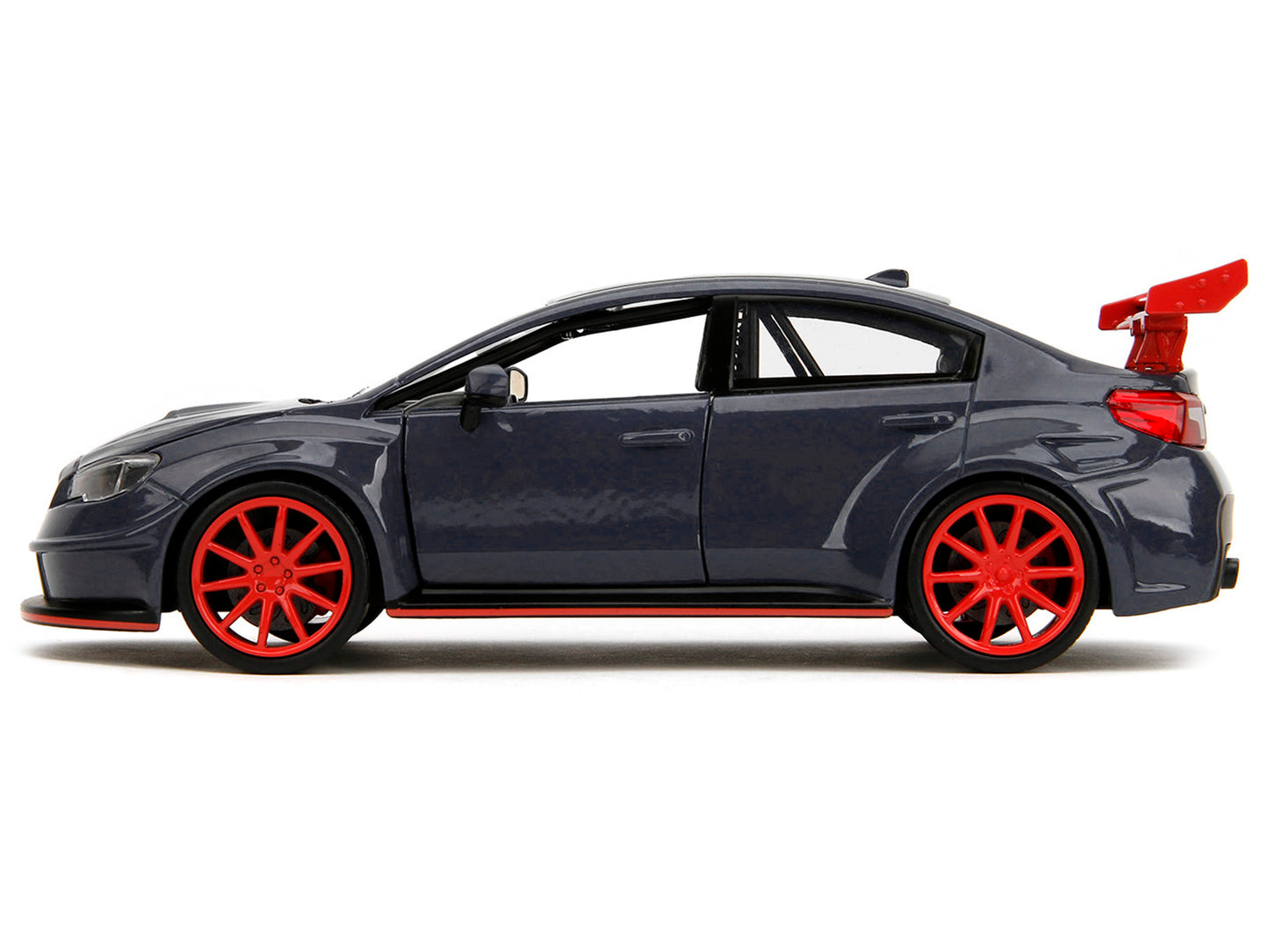 2016 Subaru WRX STI Widebody Dark Blue and Yuji Itadori Diecast Figure "Jujutsu Kaisen" (2020–2023) TV Series "Anime Hollywood Rides" 1/24 Model Car by Jada <h2>2016 Jada</h2> <p>High-quality perfect