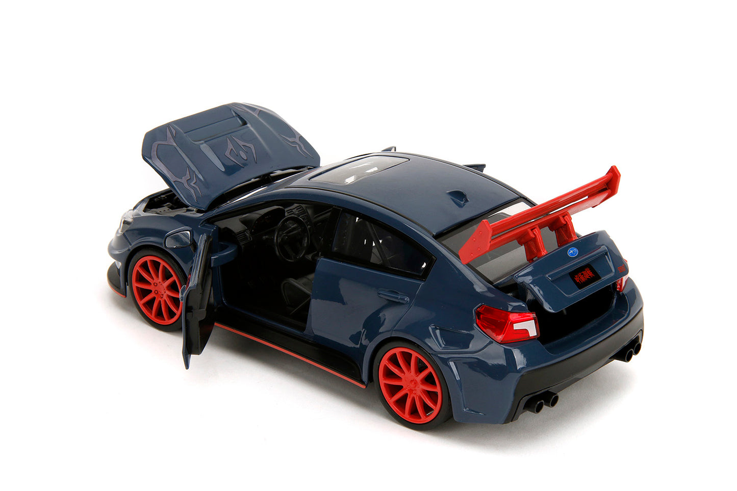 2016 Subaru WRX STI Widebody Dark Blue and Yuji Itadori Diecast Figure "Jujutsu Kaisen" (2020–2023) TV Series "Anime Hollywood Rides" 1/24 Model Car by Jada <h2>2016 Jada</h2> <p>High-quality perfect