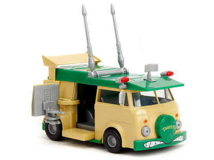 Party Wagon Green and Beige "Teenage Mutant Ninja Turtles" "Hollywood Rides" Series Diecast Model Car by Jada <h2>Party Jada</h2> <p>High-quality perfect for collectors enthusiasts. Features detailed