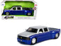 1999 Chevrolet Silverado Dually Pickup Truck Blue Metallic and Silver with Stock Wheels "Just Trucks" Series 1/24 Diecast Model Car by Jada <h2>1999 Jada</h2> <p>High-quality perfect for collectors en