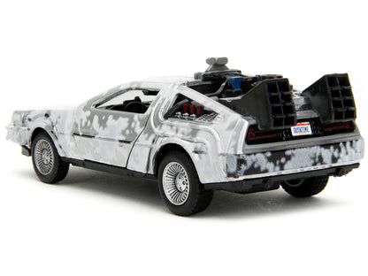 DMC DeLorean Time Machine Brushed Metal (Frost Version) "Back to the Future" (1985) Movie "Hollywood Rides" Series 1/32 Diecast Model Car by Jada <h2>DMC Jada</h2> <p>High-quality perfect for collecto
