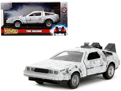 DMC DeLorean Time Machine Brushed Metal (Frost Version) "Back to the Future" (1985) Movie "Hollywood Rides" Series 1/32 Diecast Model Car by Jada <h2>DMC Jada</h2> <p>High-quality perfect for collecto