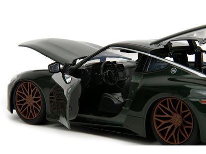 2023 Nissan Z Dark Green Metallic with Black Top "Fast X" (2023) Movie & Furious" Series 1/24 Diecast Model Car by Jada <h2>2023 Jada</h2> <p>High-quality perfect for collectors and enthusiasts. Featu