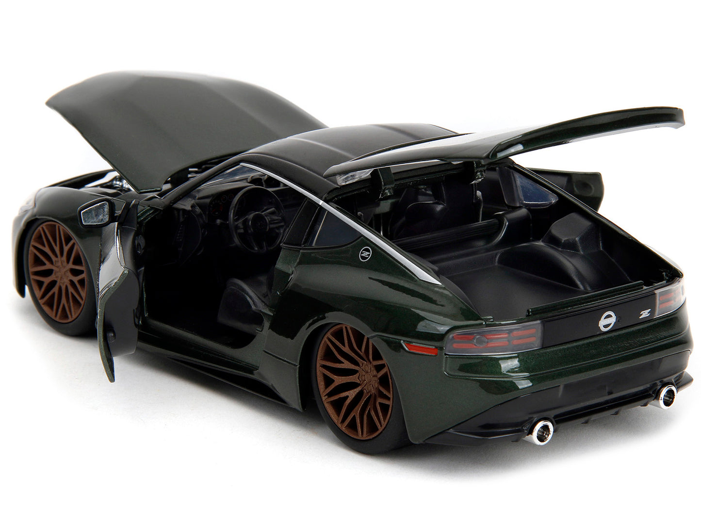 2023 Nissan Z Dark Green Metallic with Black Top "Fast X" (2023) Movie & Furious" Series 1/24 Diecast Model Car by Jada <h2>2023 Jada</h2> <p>High-quality perfect for collectors and enthusiasts. Featu