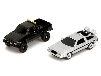Hill Valley Courthouse Diorama with Black Pickup Truck and Delorean "Back to the Future" (1985) Movie "Nano Scene" Series Model by Jada <h2>Hill Jada</h2> <p>High-quality diecast car perfect for colle