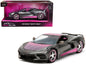 2020 Chevrolet Corvette Stingray Gray Metallic with Pink Carbon Hood and Top "Pink Slips" Series 1/24 Diecast Model Car by Jada <h2>2020 Jada</h2> <p>High-quality perfect for collectors enthusiasts. F