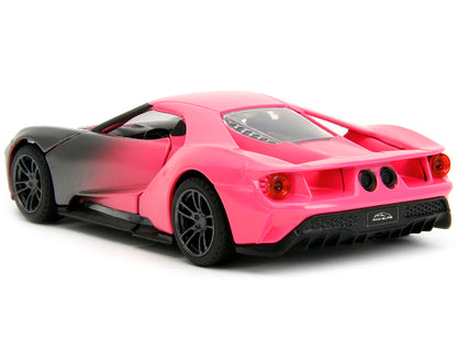 2017 Ford GT Gray Metallic and Pink Gradient "Pink Slips" Series 1/32 Diecast Model Car by Jada <h2>2017 Jada</h2> <p>High-quality perfect for collectors enthusiasts. Features detailed interior exteri