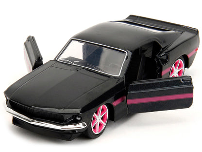 1969 Ford Mustang Black Metallic with Pink Stripes and Wheels "Pink Slips" Series 1/32 Diecast Model Car by Jada <h2>1969 Jada</h2> <p>High-quality perfect for collectors enthusiasts. Features detaile