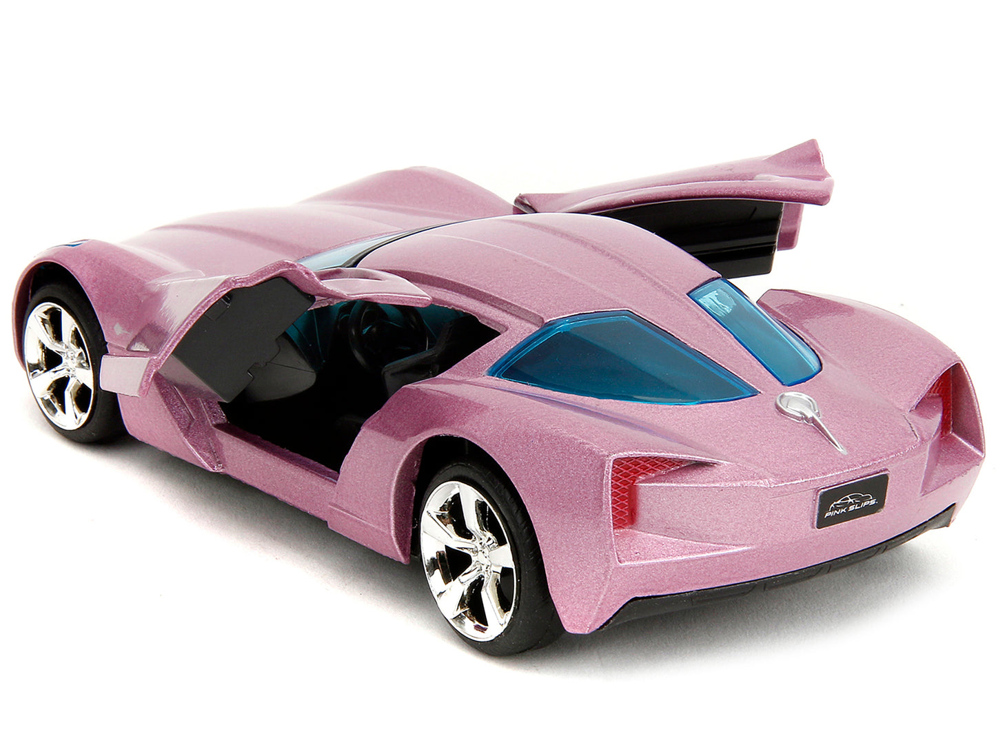 2009 Chevrolet Corvette Stingray Concept Pink Metallic with Blue Tinted Windows "Pink Slips" Series 1/32 Diecast Model Car by Jada <h2>2009 Jada</h2> <p>High-quality perfect for collectors and enthusi