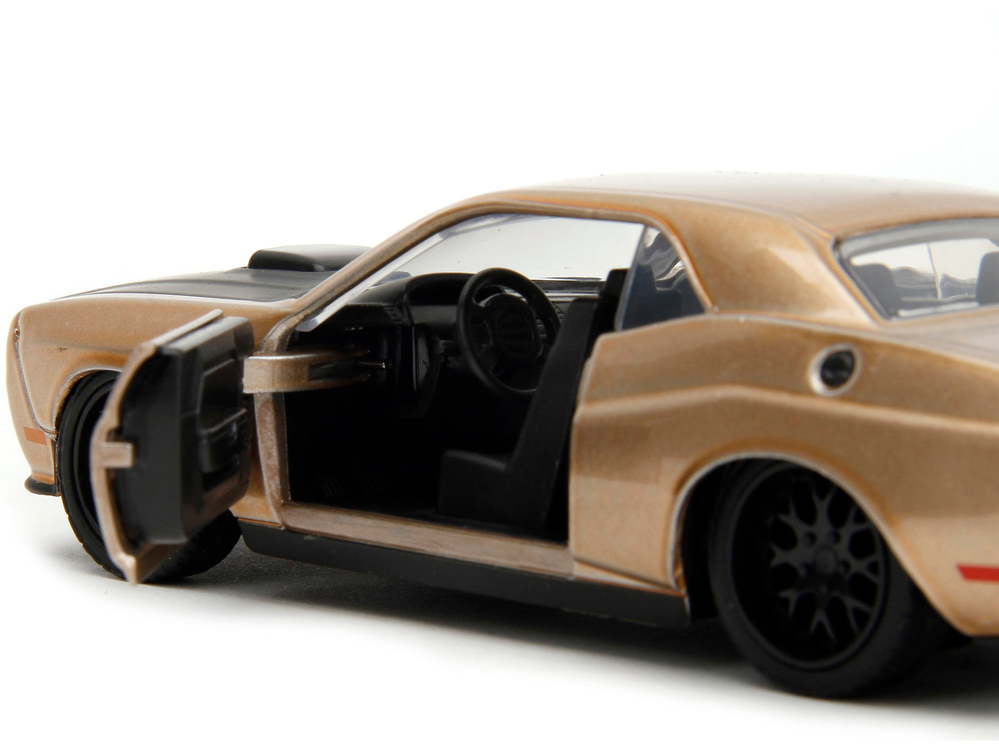 2012 Dodge Challenger SRT8 Gold Metallic with Black Hood "Pink Slips" Series 1/32 Diecast Model Car by Jada <h2>2012 Jada</h2> <p>High-quality perfect for collectors and enthusiasts. Features detailed