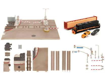 "Fast & Furious" Final Race Diorama with Toyota Supra Orange and Dodge Charger Black "Nano Scene" Series model by Jada <h2>"Fast Jada</h2> <p>High-quality diecast car perfect for collectors enthusiast