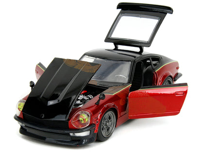 1972 Datsun 240Z Black and Red Metallic with Graphics "Fast X" (2023) Movie & Furious" Series 1/24 Diecast Model Car by Jada <h2>1972 Jada</h2> <p>High-quality perfect for collectors enthusiasts. Feat