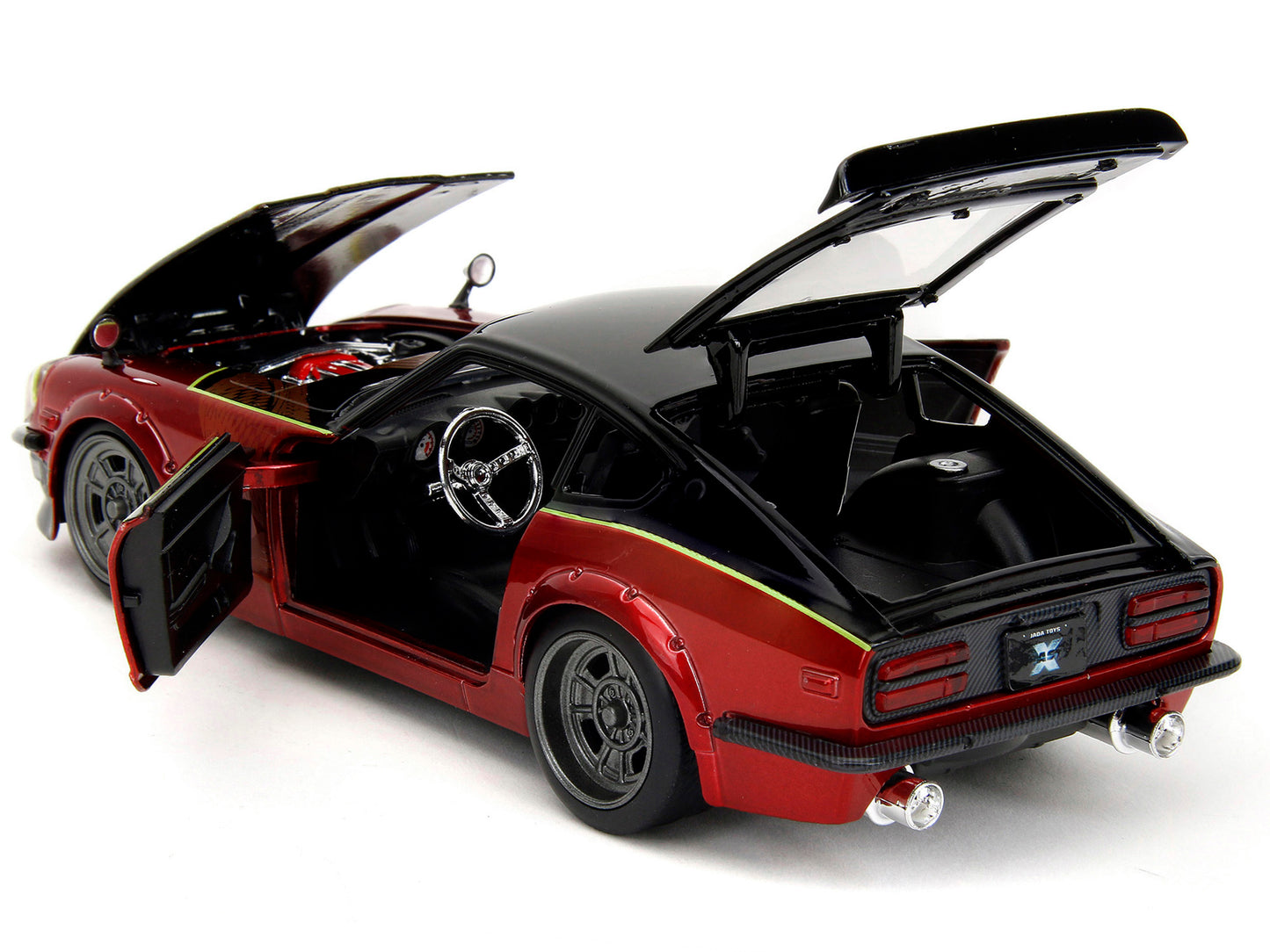 1972 Datsun 240Z Black and Red Metallic with Graphics "Fast X" (2023) Movie & Furious" Series 1/24 Diecast Model Car by Jada <h2>1972 Jada</h2> <p>High-quality perfect for collectors enthusiasts. Feat