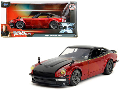 1972 Datsun 240Z Black and Red Metallic with Graphics "Fast X" (2023) Movie & Furious" Series 1/24 Diecast Model Car by Jada <h2>1972 Jada</h2> <p>High-quality perfect for collectors enthusiasts. Feat