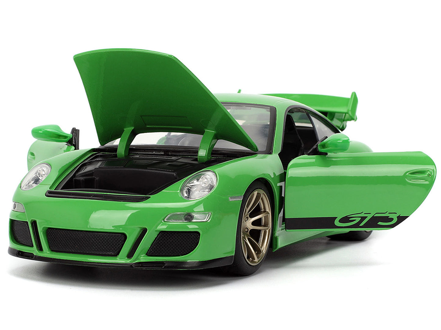 Porsche 911 GT3 (997) Green with Black Accents "Fast X" (2023) Movie & Furious" Series 1/24 Diecast Model Car by Jada <h2>Porsche Jada</h2> <p>High-quality perfect for collectors and enthusiasts. Feat