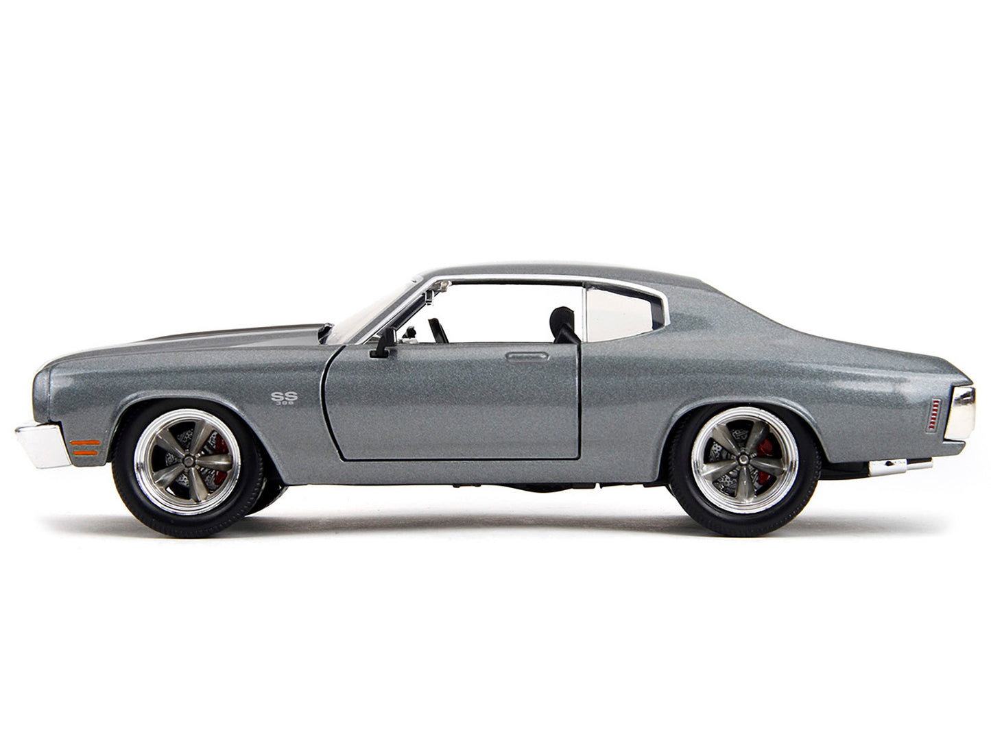 1970 Chevrolet Chevelle SS Gray Metallic with Black Stripes "Fast & Furious" (2009) Movie Series 1/24 Diecast Model Car by Jada <h2>1970 Jada</h2> <p>High-quality perfect for collectors and enthusiast