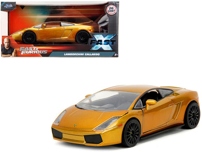 Lamborghini Gallardo Gold Metallic "Fast X" (2023) Movie & Furious" Series 1/24 Diecast Model Car by Jada <h2>Lamborghini Jada</h2> <p>High-quality perfect for collectors and enthusiasts. Features det