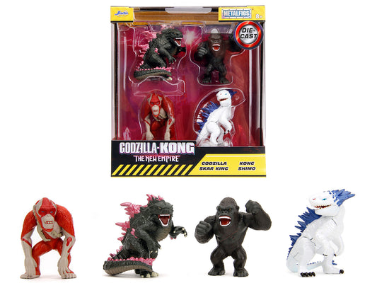 Set of 4 Diecast Figures "Godzilla x Kong: The New Empire" (2024) Movie "Metalfigs" Series Models by Jada <h2>Set Jada</h2> <p>High-quality model car perfect for collectors and enthusiasts. Features d