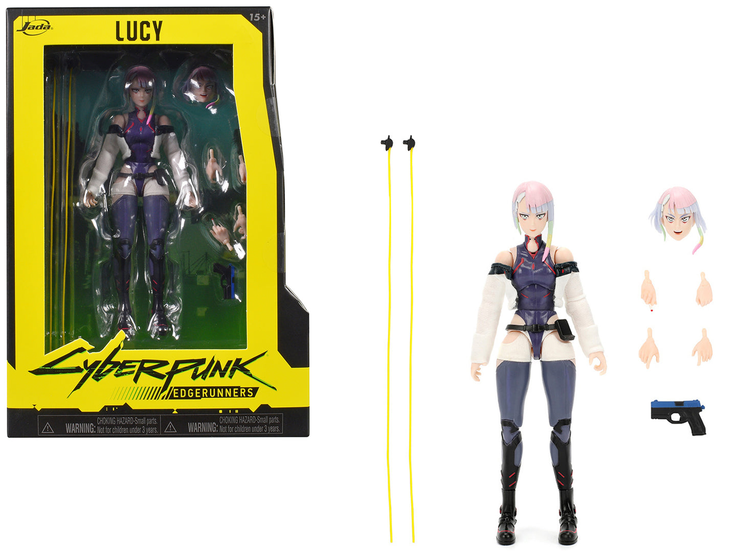 Lucy 6" Moveable Figure with Accessories and Alternate Head Hands "Cyberpunk: Edgerunners" (2022) TV Series Model by Jada <h2>Lucy Jada</h2> <p>High-quality diecast car perfect for collectors enthusia