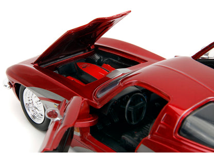 1963 Chevrolet Corvette Stingray Red Metallic with Silver Graphics "Bigtime Muscle" Series 1/24 Diecast Model Car by Jada <h2>1963 Jada</h2> <p>High-quality perfect for collectors and enthusiasts. Fea