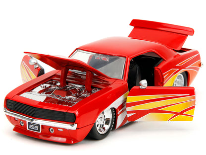 1969 Chevrolet Camaro Red with Graphics "BigTime Muscle" Series 1/24 Diecast Model Car by Jada <h2>1969 Jada</h2> <p>High-quality perfect for collectors and enthusiasts. Features detailed interior ext