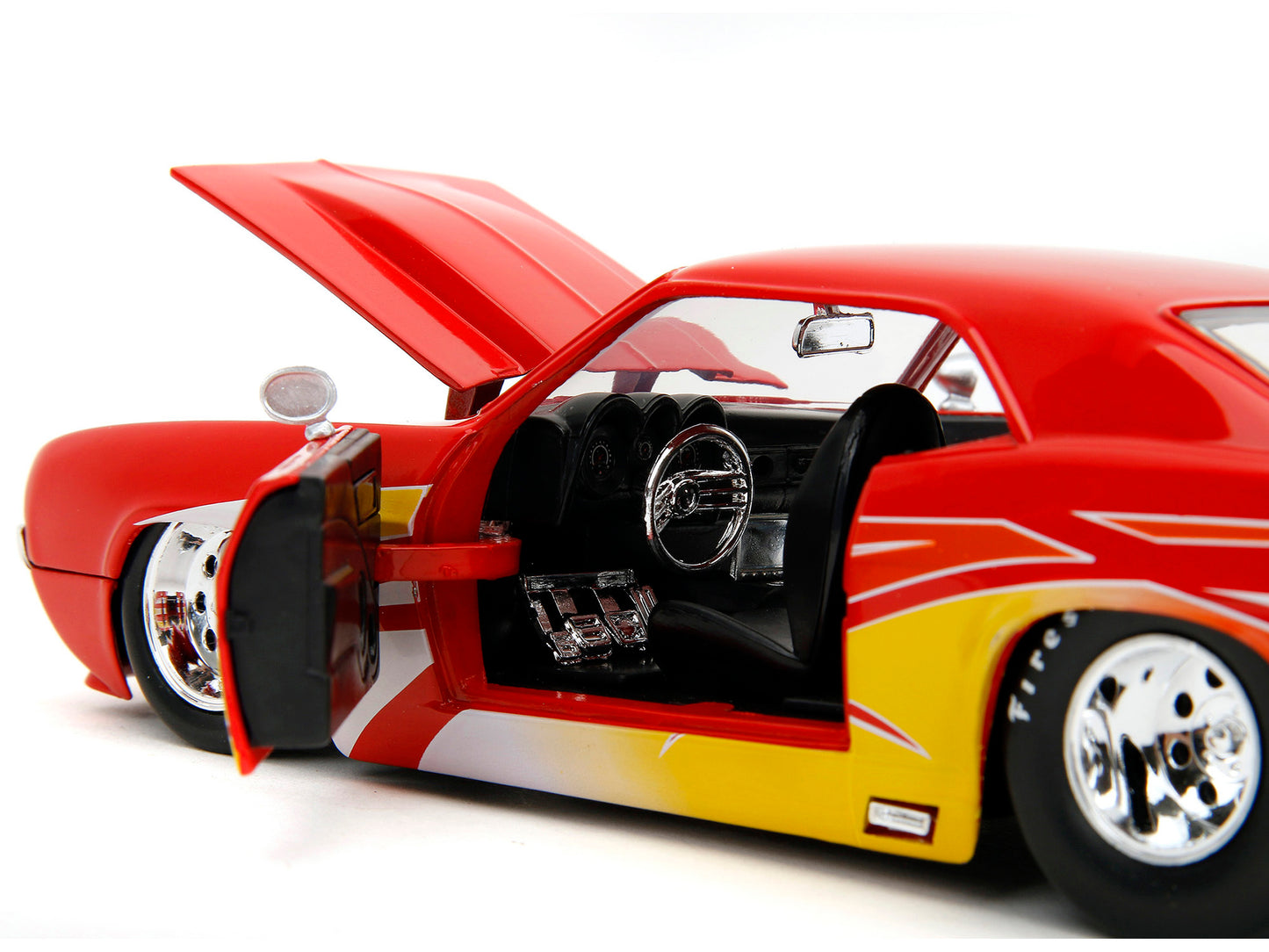 1969 Chevrolet Camaro Red with Graphics "BigTime Muscle" Series 1/24 Diecast Model Car by Jada <h2>1969 Jada</h2> <p>High-quality perfect for collectors and enthusiasts. Features detailed interior ext