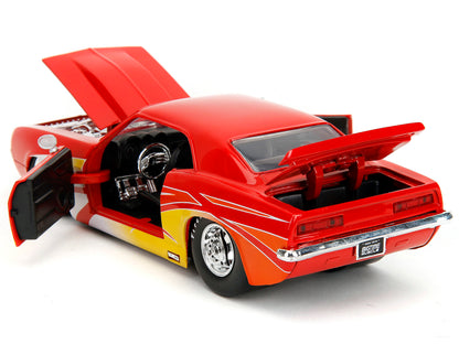 1969 Chevrolet Camaro Red with Graphics "BigTime Muscle" Series 1/24 Diecast Model Car by Jada <h2>1969 Jada</h2> <p>High-quality perfect for collectors and enthusiasts. Features detailed interior ext