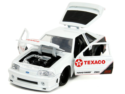 1989 Ford Mustang GT "Texaco" White and Matt Black with Graphics "Bigtime Muscle" Series 1/24 Diecast Model Car by Jada <h2>1989 Jada</h2> <p>High-quality perfect for collectors enthusiasts. Features