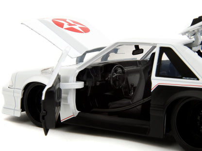 1989 Ford Mustang GT "Texaco" White and Matt Black with Graphics "Bigtime Muscle" Series 1/24 Diecast Model Car by Jada <h2>1989 Jada</h2> <p>High-quality perfect for collectors enthusiasts. Features