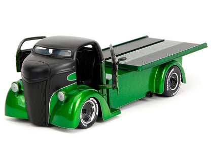 1947 Ford COE Flatbed Truck Green Metallic and Matt Black "Toyo Tires" with Extra Wheels "Just Trucks" Series 1/24 Diecast Model Car by Jada <h2>1947 Jada</h2> <p>High-quality perfect for collectors e