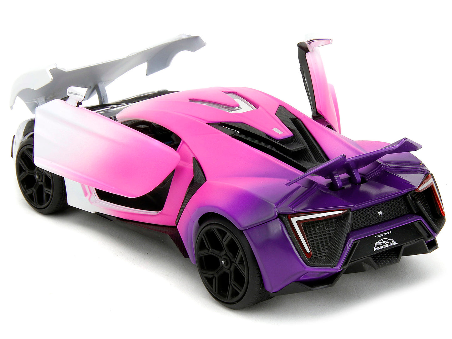 Lykan Hypersport White Pink and Purple Gradient "Pink Slips" Series 1/24 Diecast Model Car by Jada <h2>Lykan Jada</h2> <p>High-quality perfect for collectors enthusiasts. Features detailed interior ex
