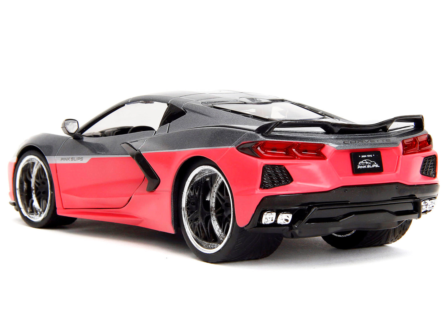 2020 Chevrolet Corvette Gray Metallic and Pink "Pink Slips" Series 1/24 Diecast Model Car by Jada <h2>2020 Jada</h2> <p>High-quality perfect for collectors enthusiasts. Features detailed interior exte