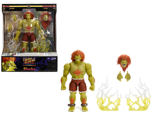 Blanka 7.5" Moveable Figure with Accessories and Alternate Head Hands "Ultra Street Fighter II: The Final Challengers" (2017) Video Game Model by Jada <h2>Blanka Jada</h2> <p>High-quality diecast car